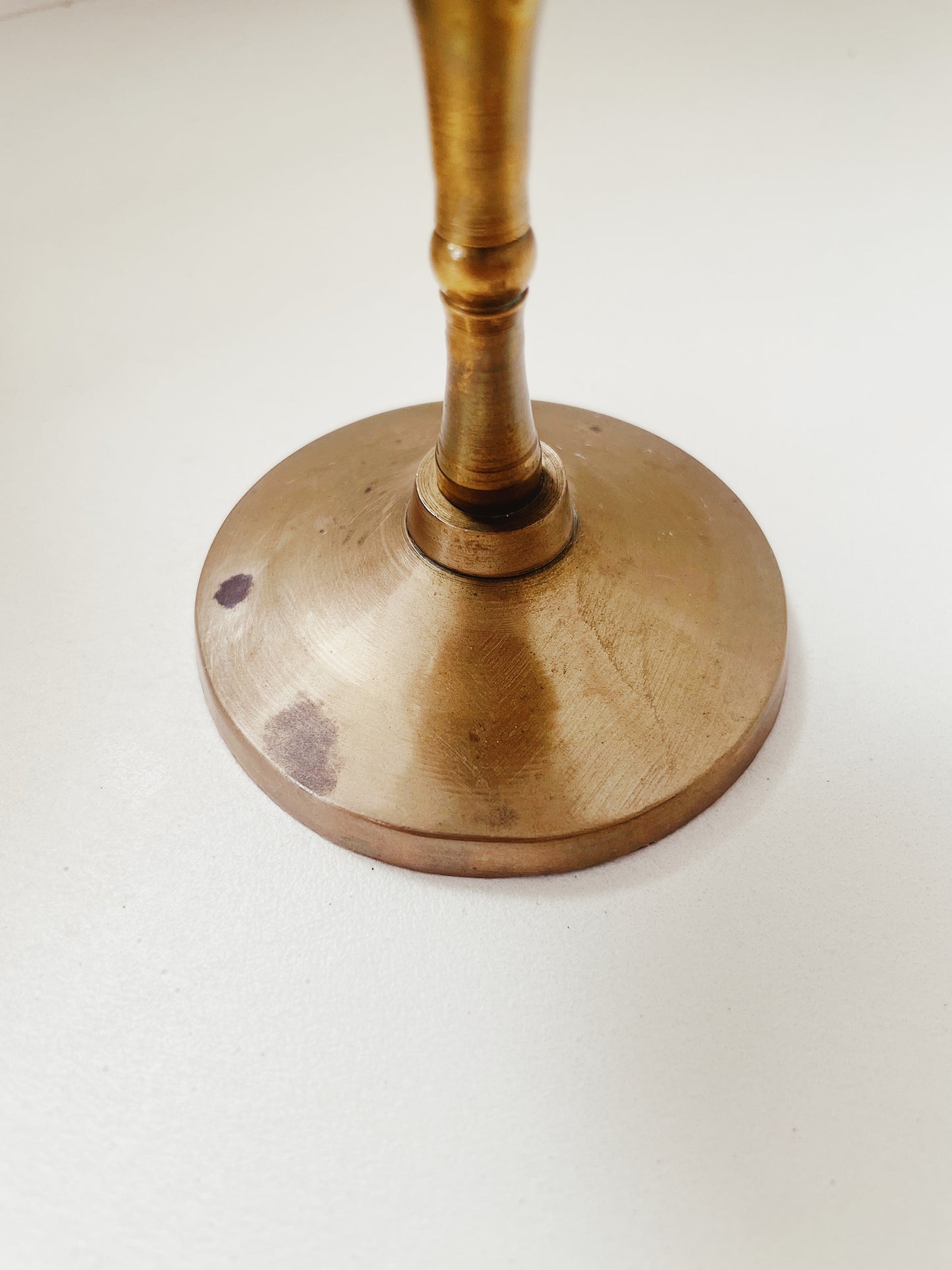 vintage brass goblets