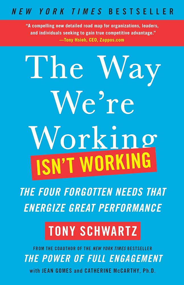 The Way We're Working Isn't Working: The Four Forgotten Needs That Energize Great Performance cover image