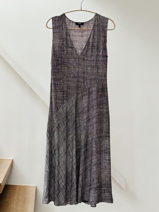 theory asymmetric slip dress