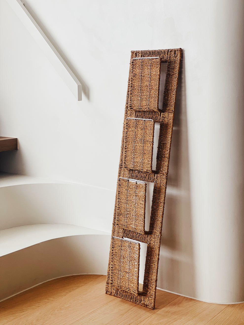 ikea rattan magazine rack – gentle