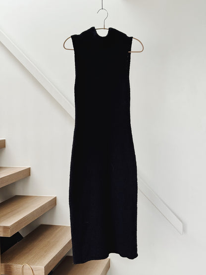 mara hoffman mock neck knit dress