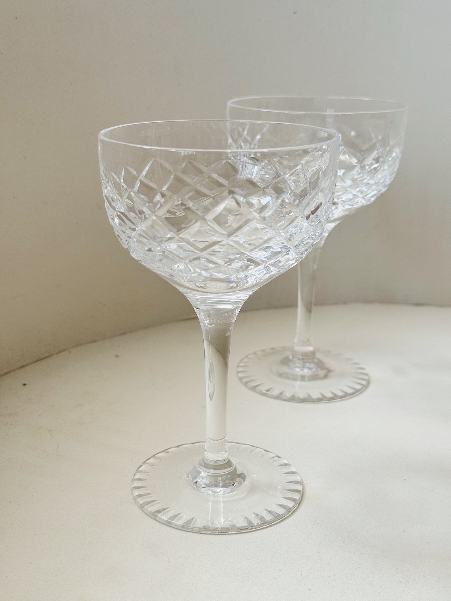 crystal goblets (pair)
