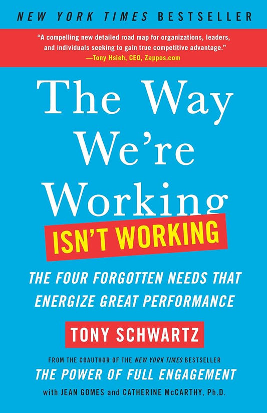 The Way We're Working Isn't Working: The Four Forgotten Needs That Energize Great Performance cover image
