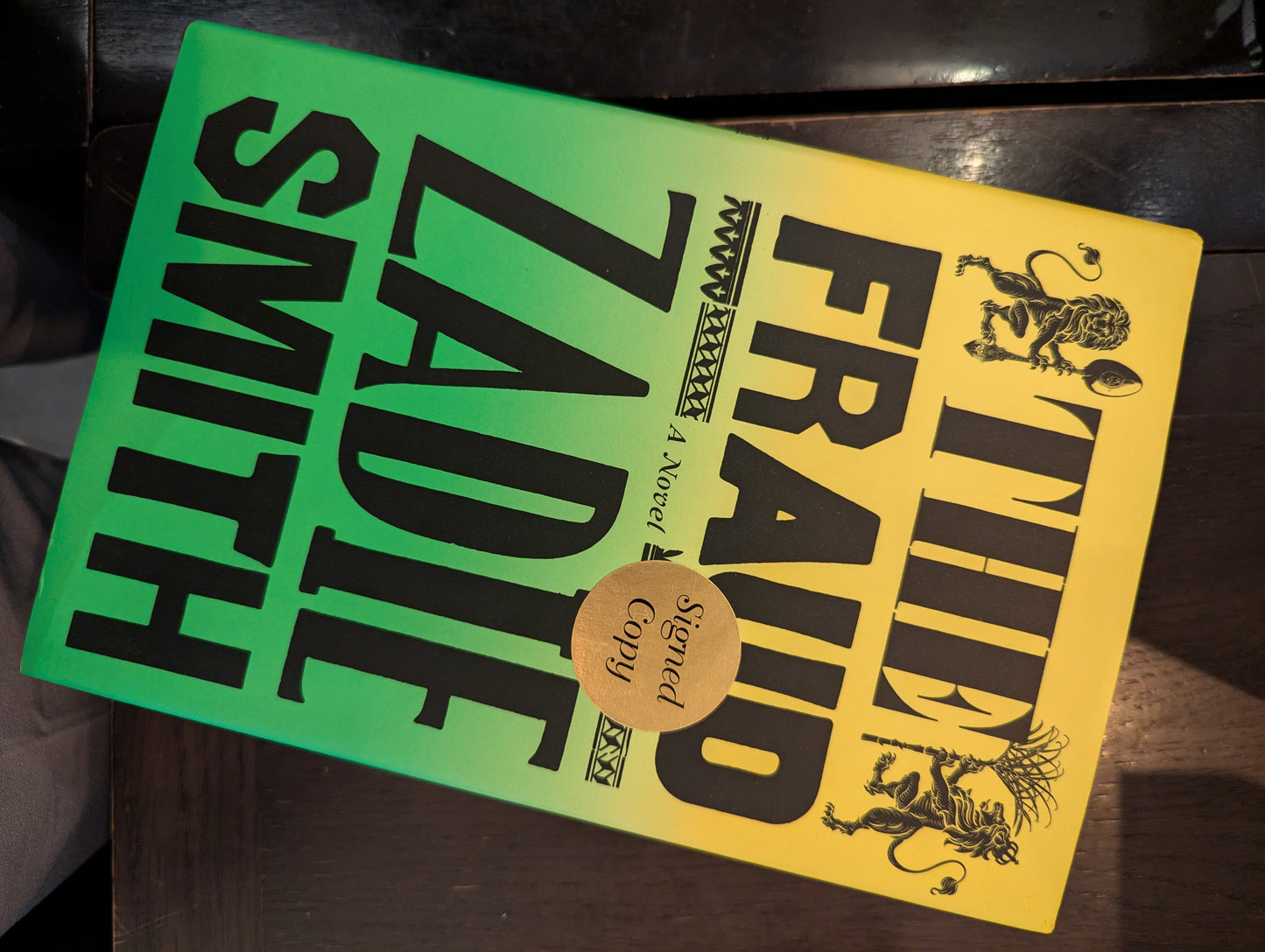 The Fraud, Zadie Smith (signed)